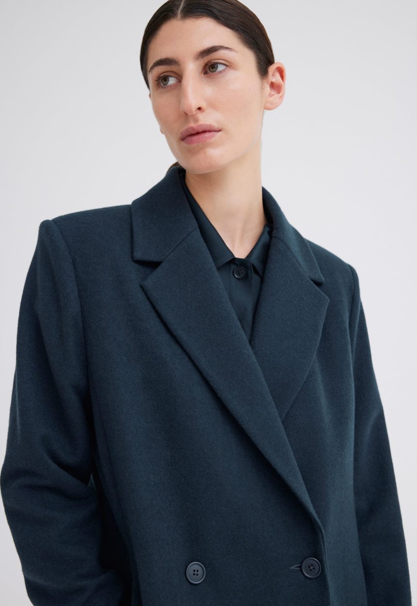 Jac + Jack Howell Merino Wool Coat - Bavaria Green